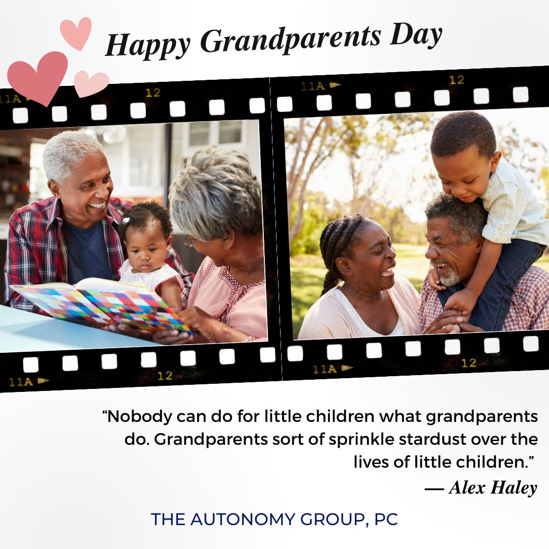 TheAutonomyGrp's tweet photo. Happy Grandparents Day!

Are your grandparents protected? 

#TheAutonomyGroup #TAG #AttorneySoraya #EstatePlanning #LegacyPlanning #Grandparents #Grandma #Grandpa https://t.co/a6xESqNaEn