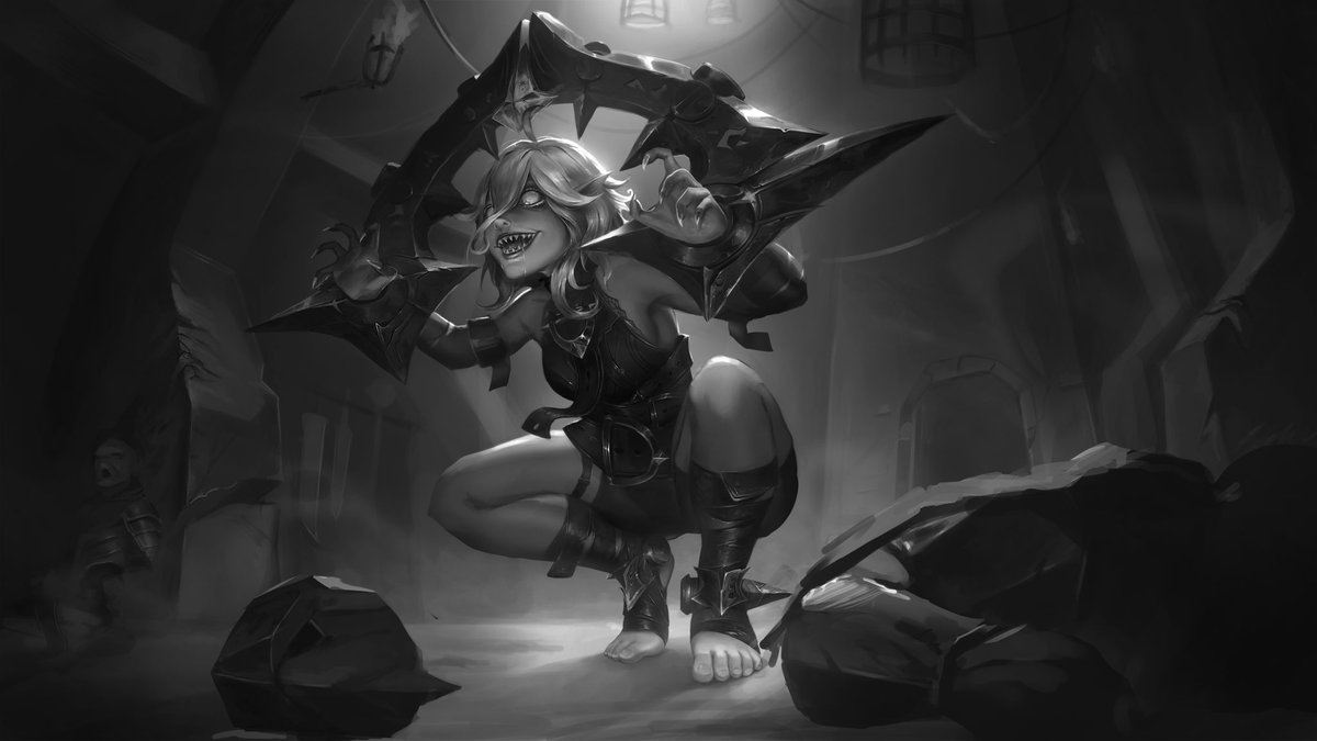Briar fanart WIP - grayscale version

#Briar #lol #League_of_Legends #LeagueOfLegendsFanArt