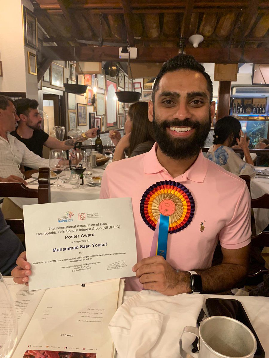 M_Saad_Yousuf's tweet photo. Thank you #Lisbon for hosting the #Neupsig2023 meeting. The beautiful city, breathtaking landscapes, and the most inviting people of Portugal made my trip wonderful! Not to mention the new friends I made. Winning the Best Poster Prize was the cherry on top. https://t.co/WcnnjqgJN9