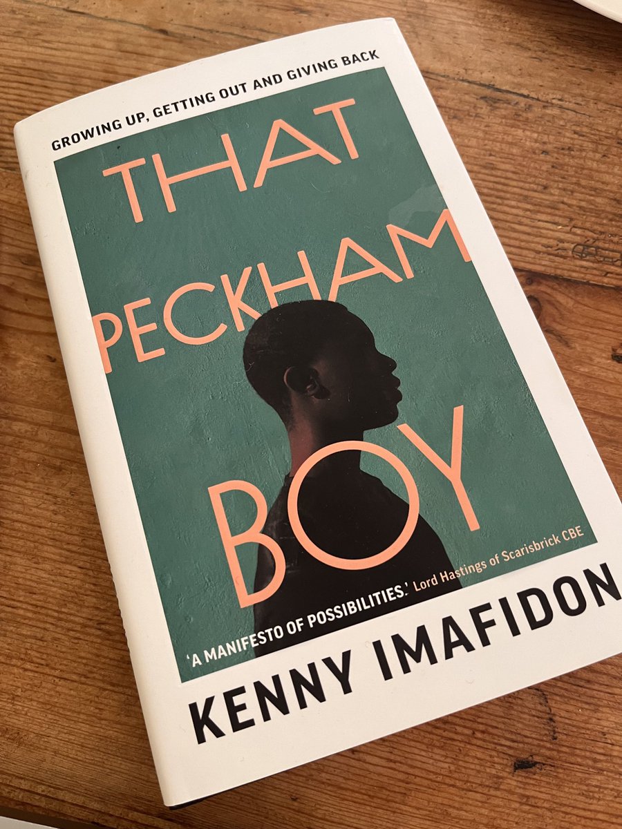 Delighted to be reading ⁦@KennyImafidon⁩’s new book, That Peckham Boy. Kenny told me his amazing story of being wrongly imprisoned and finding himself on the podcast Desperately Seeking Wisdom, available on all channels. Both are worth your time: podcasts.apple.com/gb/podcast/des…