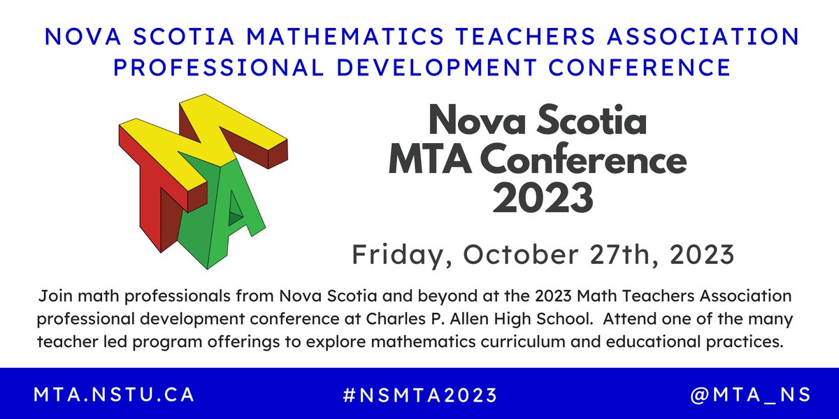 NS Math Teachers Assn tweet media