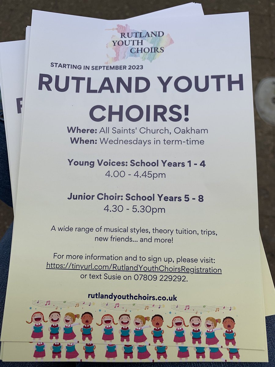 Anyone can join us this Wednesday 13th September from 4pm for our Open Session in All Saints’ Church, Oakham - no need to register or pay in advance! We can’t wait to see you! @ArtsforRutland @oakhamteam @GHRRutland