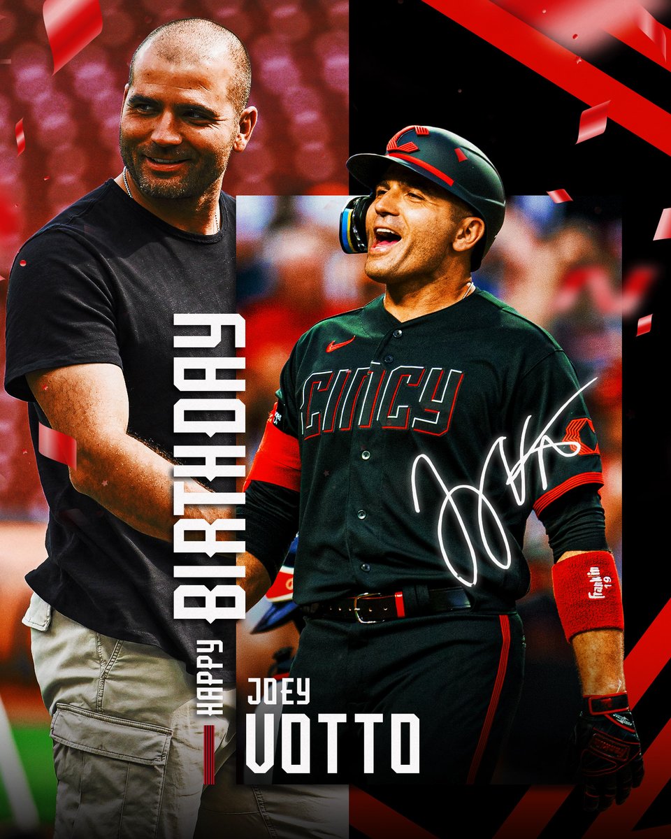 Reds's tweet image. Spreading happy birthday wishes today to the one and only Joseph Daniel Votto. 🎂

🐐🐐🐐🐐🐐