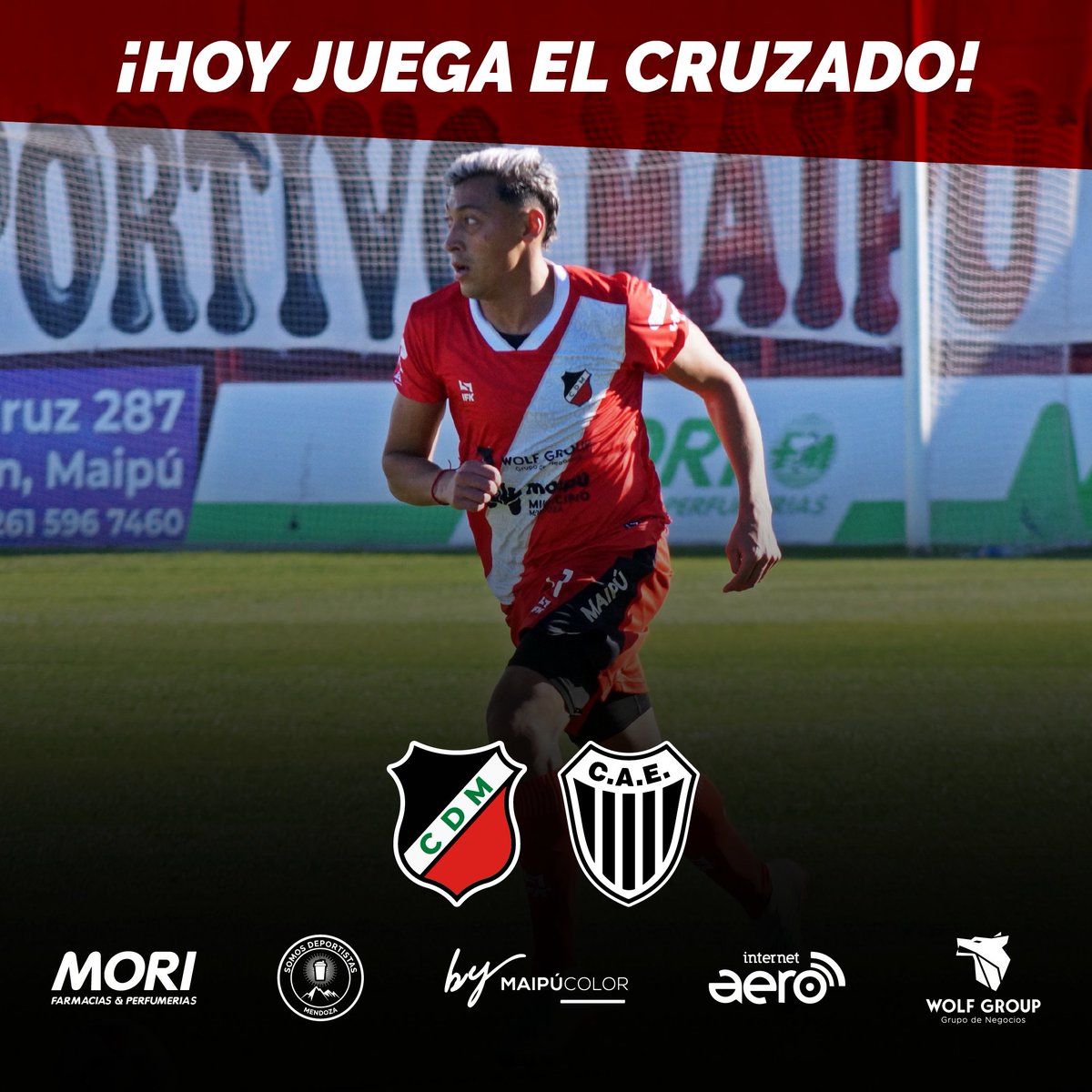 Deportivo_Maipu's tweet photo. #PrimeraNacional 🔝 ¡Juega el Cruzado! 🙌

#DeportivoMaipu vs #EstudiantesBA
🗓️ Domingo 10
⌛ 15.30hs
🏰 Estadio Omar H. Sperdutti
🎟 Socios cuota SEPTIEMBRE
🎟 No socios: https://t.co/khDiMOasWq

#SomosMaipú ⚫⚪🔴 https://t.co/el59bzmREx