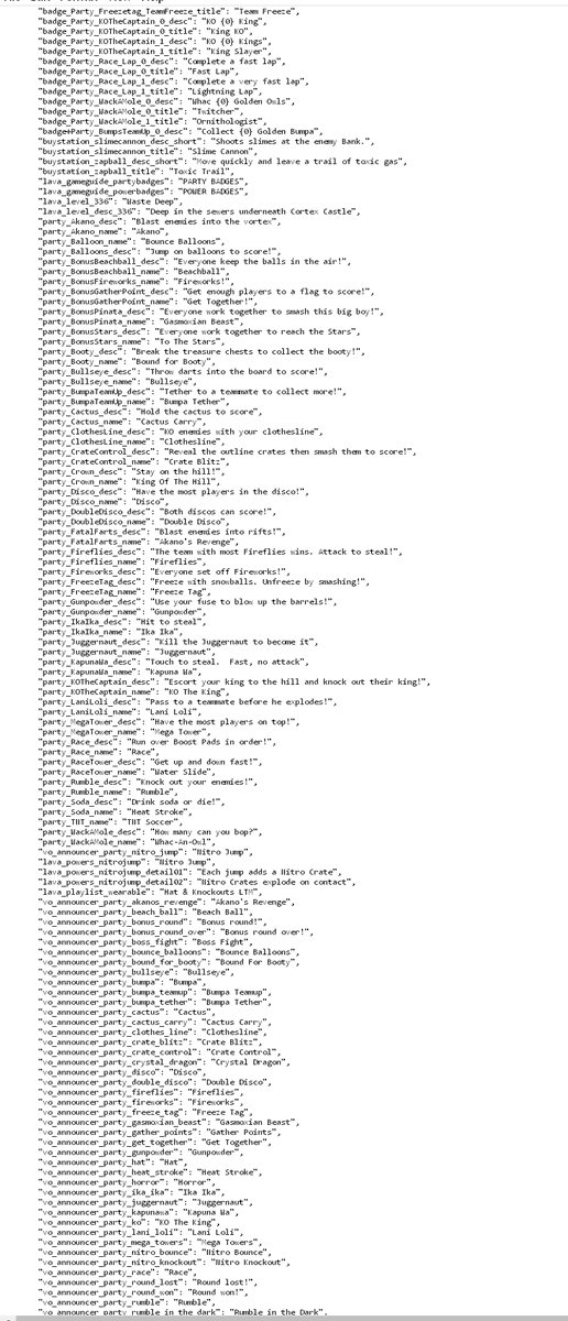 Crash Team Rumble DataMining tweet media