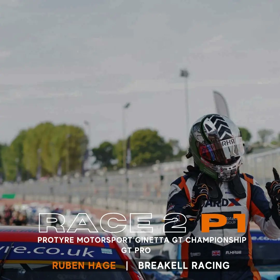 GinettaCars's tweet photo. Breakell Racing's Ruben Hage secures victory in Race 2 at Brands Hatch for the GT Pro Championship with Luke Reade and Callum Davies 2nd and 3rd.
In the GT5 Pro class, it's Luke Garlick with another win at Brands Hatch.
#Ginetta #BrandsHatch #GTChampionship #GTPro #GT5 https://t.co/Iez6N3ZdM0