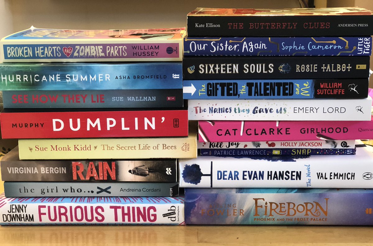 Thank you <a href="/OvendenLaura/">Dr Laura Ovenden FCCT</a> for another set of YA books. All will go straight to Newman Library for our students to enjoy! <a href="/NewmanLiteracy/">Newman Literacy</a> <a href="/BeccaAtTiffanys/">Miss Powell</a>