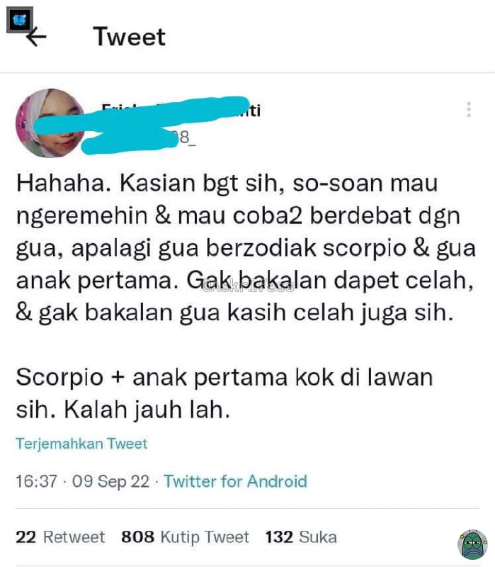 tanyarlfes's tweet photo. Tanyarl kalau taurus anak ke 4 gimana kira kira? https://t.co/9eet4dXHEg