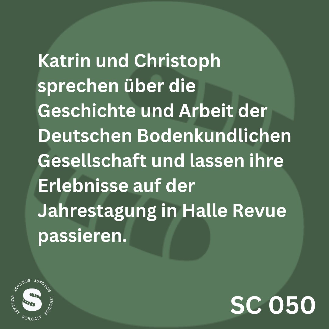 Soilcast @soilcast.bsky.social (@soilcast) on Twitter photo Die Sommerpause ist endlich vorbei! Im #SoilTalk sprechen <a href="/KSchulzSoil/">Katrin Schulz</a> und <a href="/genzelicious/">Eric Genzel</a> über ihre Erlebnisse auf der #DBG2023 und wichtige Themen der bodenkundlichen Community. Viel Spaß beim Audiokonsum! #DBG23 #Soilcast Die Sommerpause ist endlich vorbei! Im #SoilTalk sprechen <a href="/KSchulzSoil/">Katrin Schulz</a> und <a href="/genzelicious/">Eric Genzel</a> über ihre Erlebnisse auf der #DBG2023 und wichtige Themen der bodenkundlichen Community. Viel Spaß beim Audiokonsum! #DBG23 #Soilcast