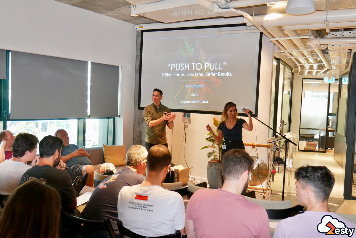 zesty_co's tweet photo. Last week, we hosted a #workshop for our #Zesters led by Master Storyteller & Communication Strategist, Lior Shoham, where he dived deep into the art of effective #communication, including how to craft compelling narratives, capture attention, and make an impact. ๐๐ฌ
#Zesty https://t.co/ia754TgTVY