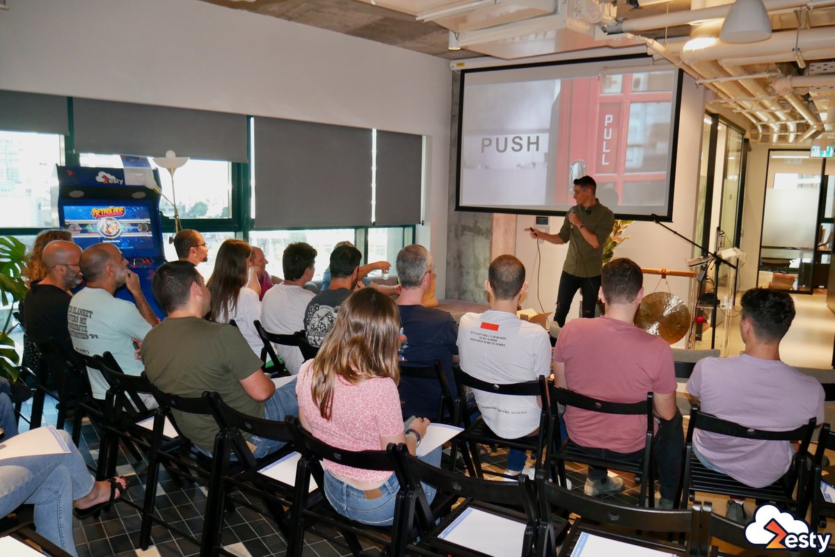 zesty_co's tweet photo. Last week, we hosted a #workshop for our #Zesters led by Master Storyteller & Communication Strategist, Lior Shoham, where he dived deep into the art of effective #communication, including how to craft compelling narratives, capture attention, and make an impact. ๐๐ฌ
#Zesty https://t.co/ia754TgTVY