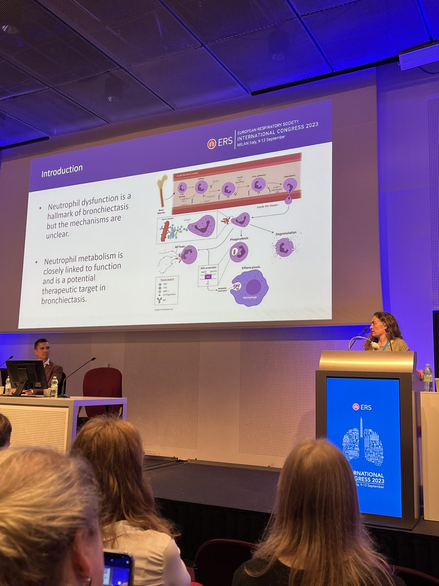 Mathieu Bottier, PhD (@mathieu_bottier) on Twitter photo Amélia Shoemark <a href="/Shoemelia/">Amelia Shoemark</a> is back on the #ERScongress stage to present Neutrophil metabolomics in bronchiectasis: data from the EMBARC BRIDGE study Amélia Shoemark <a href="/Shoemelia/">Amelia Shoemark</a> is back on the #ERScongress stage to present Neutrophil metabolomics in bronchiectasis: data from the EMBARC BRIDGE study