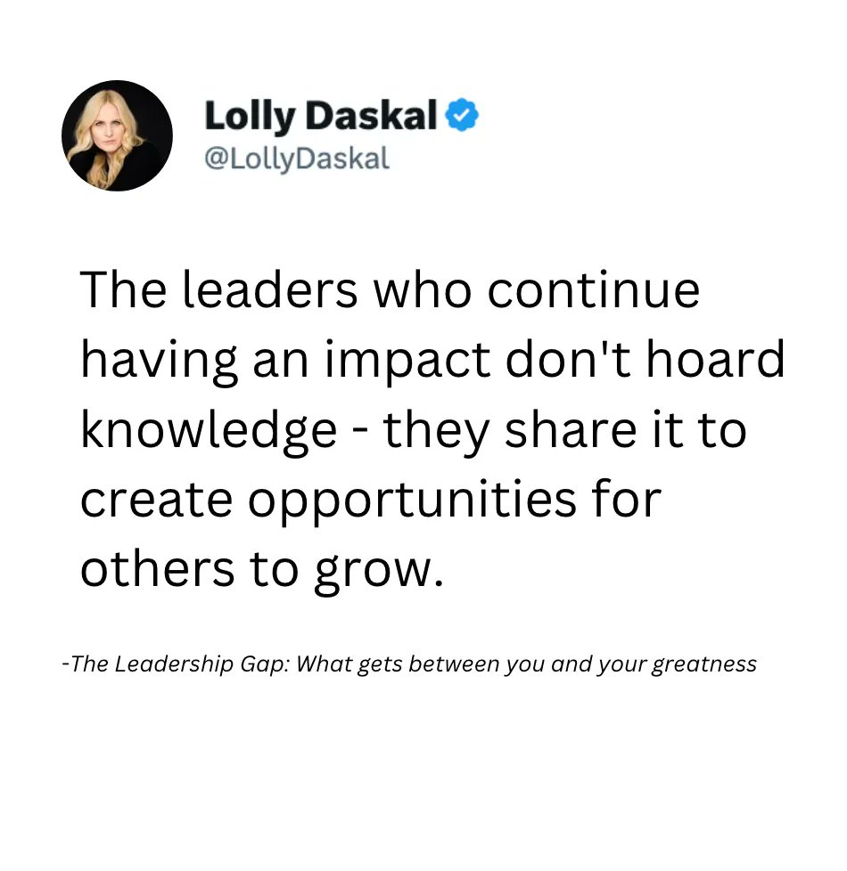 Lolly Daskal tweet media