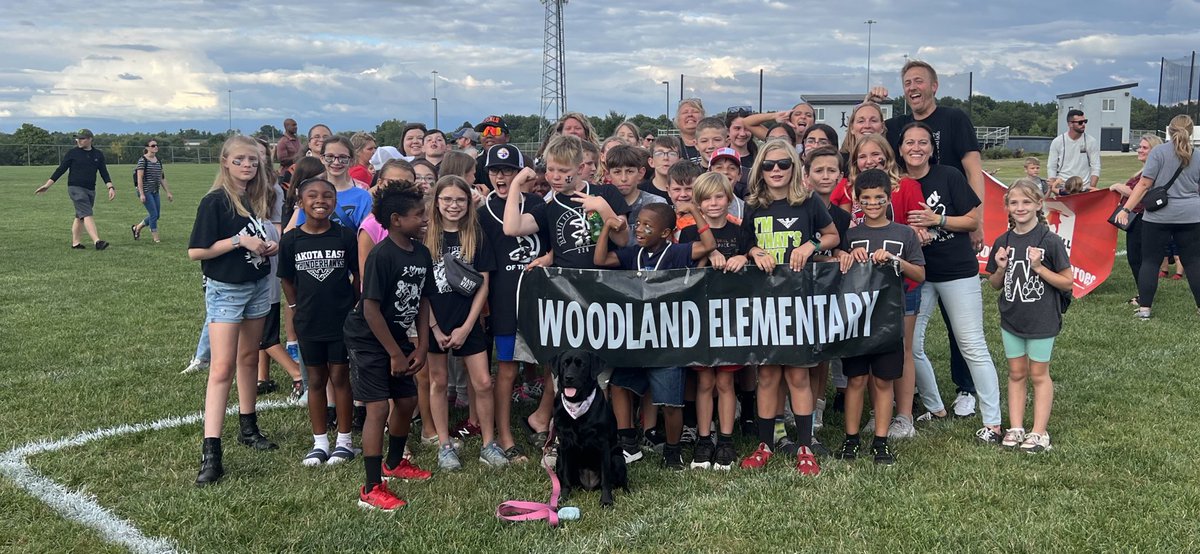 Once again, Woodland brought the noise, spirit, and fun to Future Hawks Night! Thanks to <a href="/EAST_HAWKS/">Lakota East High</a> for hosting us and to our Wolves for being truly awesome! #packpride