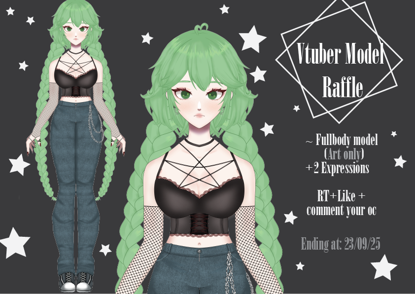 Pinkshr00m's tweet image. Vtuber Model Raffle :D
I feel like doing this again cus i'm bored hehe so here we go, in order to join:
Please RT, like and comment your reference or oc!
Winner will be announced at the 25th of this month
Thankyuuuuu &amp;lt;3