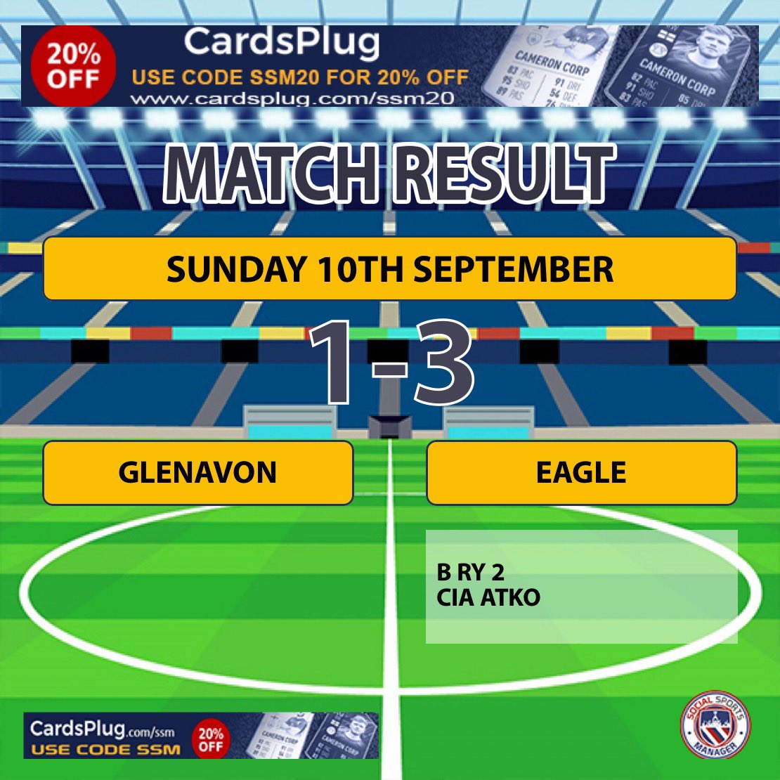 Seamus_Fc's tweet photo. Conceded early on from a free kick but after dominated the game should of scored a lot more but glenavon keeper made some great saves, a nice birthday brace for @ben_ry123 and a debut winner for @Ciaranatkinson1 put us in the next round of the cup👌 https://t.co/J1mySK0neA