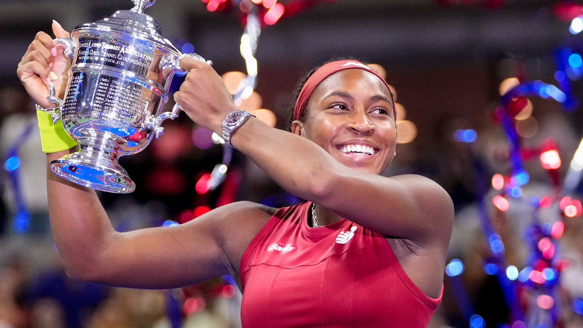 Fan your flames <a href="/CocoGauff/">Coco Gauff</a>. You fiercely blazed your path and lit up the world. So proud of you. <a href="/Atlanta/">Atlanta</a> <a href="/Georgia/">Georgia</a> loves Coco❤️