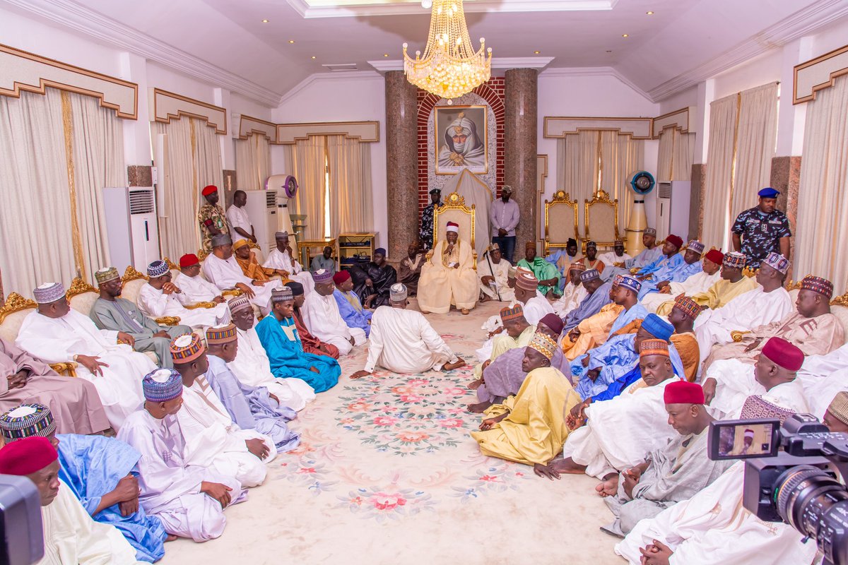 NEDCOfficialNg's tweet photo. Currently in progress: Courtesy visit to the Shehu of Borno's Palace by the Governing Board and Management of the North East Development Commission

In a significant and momentous event that unfolds as we speak, the members of the Governing Board and the  Management team of the North East Development Commission (NEDC) are engaged in a courtesy visit to the Shehu of Borno.

This visit bears profound cultural and historical significance as it bridges the gap between tradition and contemporary development. The Shehu of Borno, a highly revered traditional leader, embodies the rich heritage and deep-rooted values of the North-Eastern region of Nigeria. It is within the regal confines of his palace that this meaningful engagement is taking place.

The purpose of this visit extends beyond mere protocol; it symbolizes the NEDC's unwavering commitment to engage with leadership at all levels.

#NorthEastDevelopment #NEDCWinningTogether