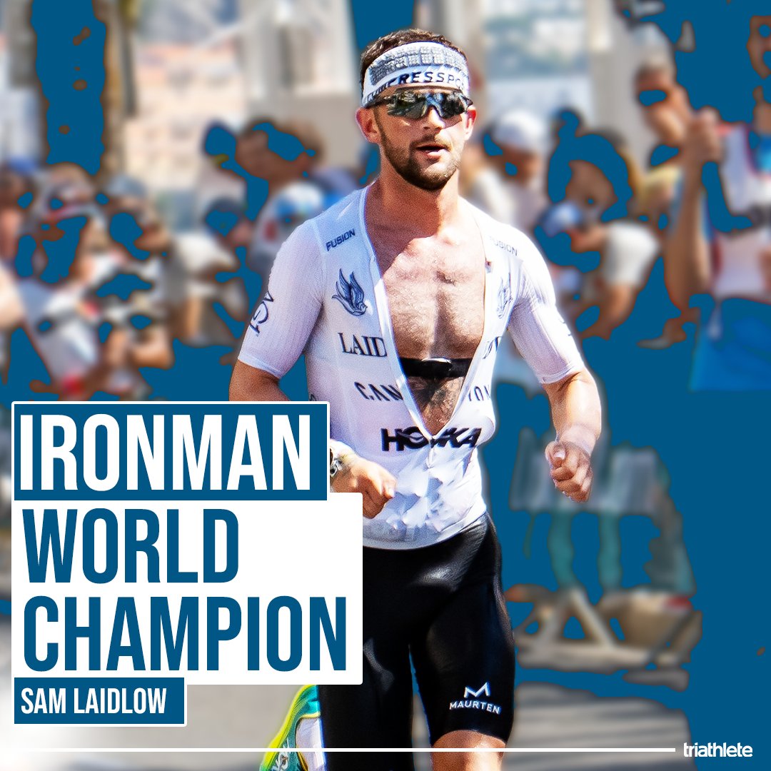 𝗩𝗶𝘃𝗲 𝗹𝗮 𝗙𝗿𝗮𝗻𝗰𝗲! 🇫🇷 Sam Laidlow is the 2023 men's Ironman World Champion!

Sam Laidlow tops the podium as the first-ever Ironman World Champion from France! 🏆

Read the race recap here: bit.ly/462ZO8K