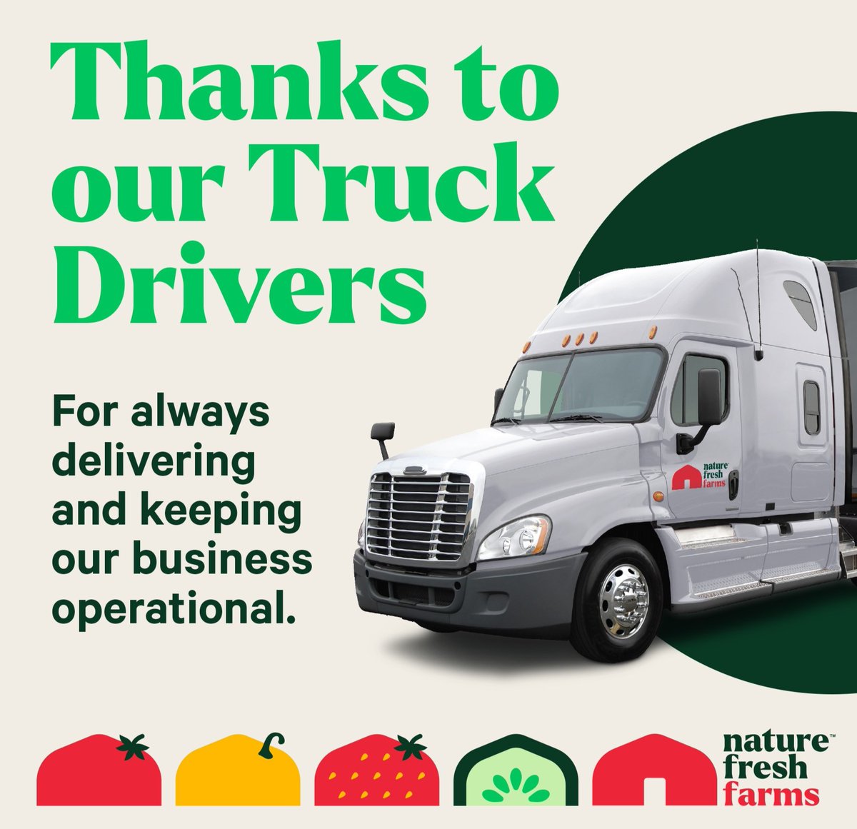 A big thank you to our truck drivers for always going the extra mile! Our drivers are critical to our business and in supplying communities with Fresh Produce - we couldn't do what we do without you. If you have a truck driver in your life, thank them!🚚💨 . . . . . #NFF #TDAW