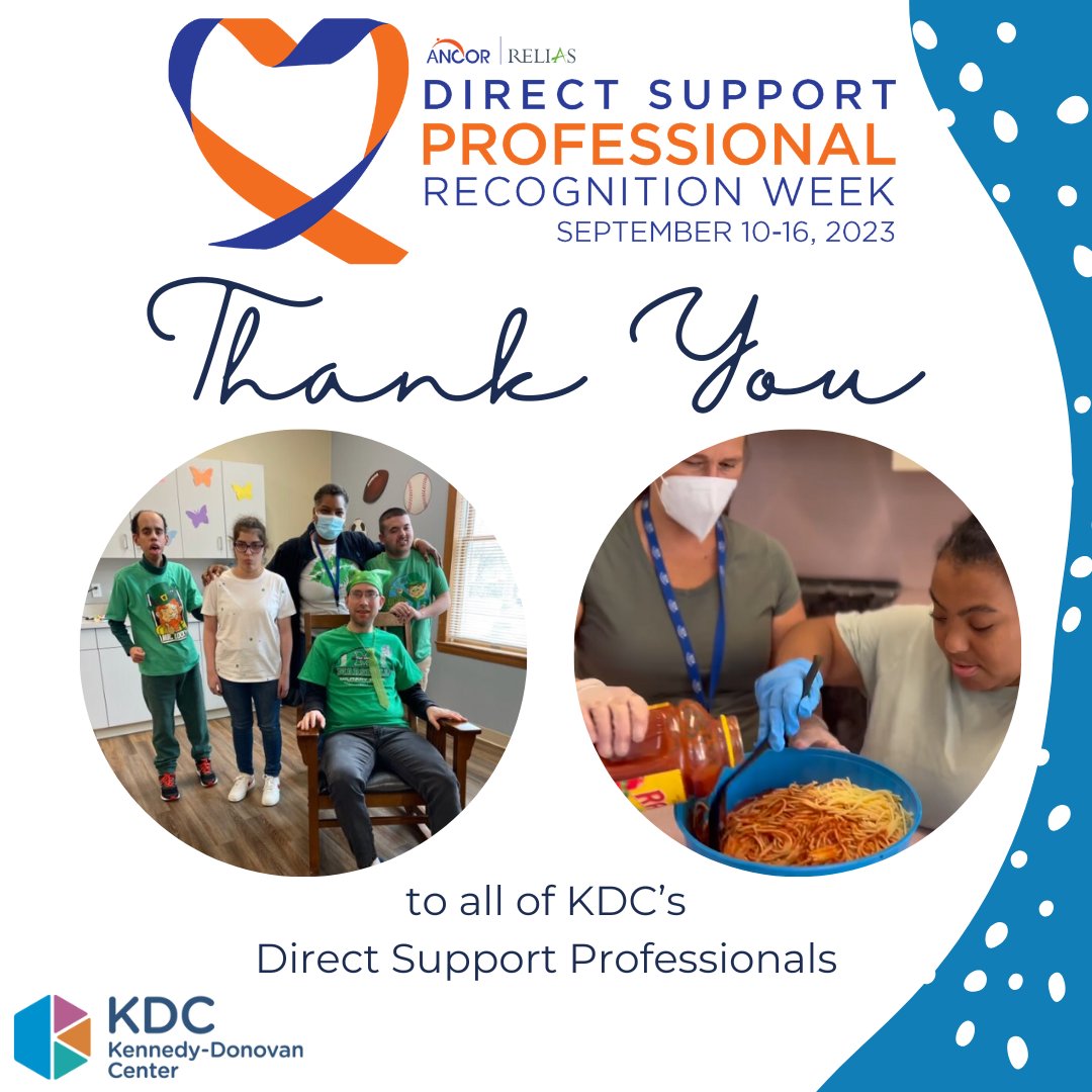 🌟 Celebrating the unsung heroes of our community! 🌟 This week, we're spotlighting our incredible Direct Support Professionals. Join us in showing them some well-deserved love and gratitude during #DSPRW2023! 💙 #WeAreKDC #ImpactForLife
