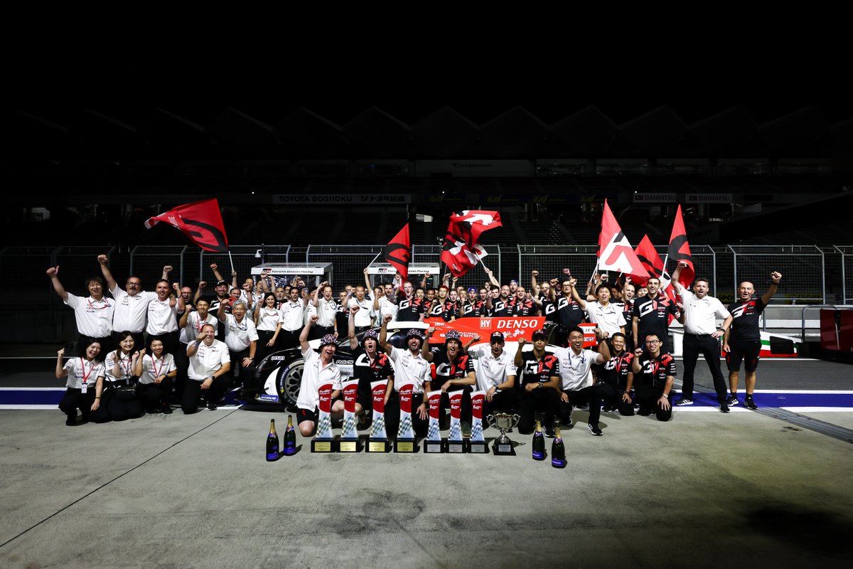 Teamwork makes the dream work 💪🏼

#ToyotaGAZOORacing #6hFuji #PushingTheLimitsForBetter #WEC