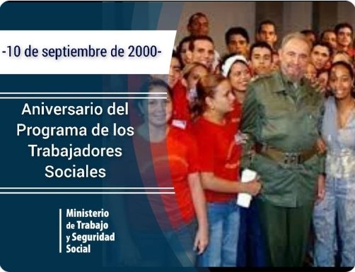 A decir de nuestro comandante en Jefe Fidel Castro Ruz sobre los trabajadores sociales
"tienen el deber sagrado de demostrar todo lo que puede hacer una sociedad justa, solidaria y verdaderamente humana”
En un nuevo aniversario de su creación los felicitamos desde <a href="/GobiernoArt/">Gobierno Provincial de Artemisa</a>