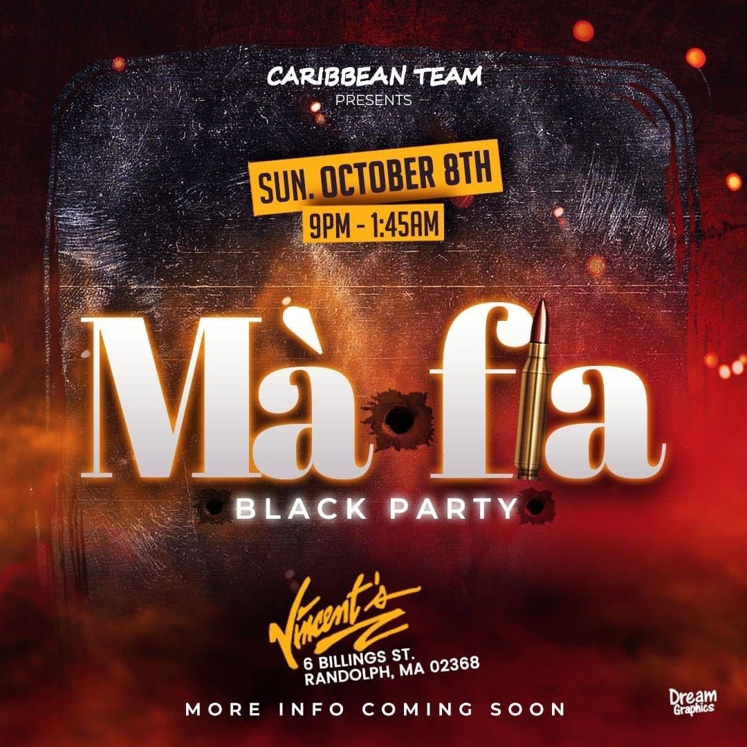 #comingsoon #mafia #BlackParty #AllBlackAffair  SUNDAY OCTOBER 8TH Vincent's Nightclub  🎥It's gonna be a movie 🎬
