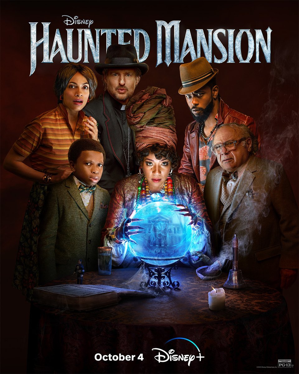 Welcome foolish mortals 🔮 #HauntedMansion appears October 4 on @DisneyPlus.