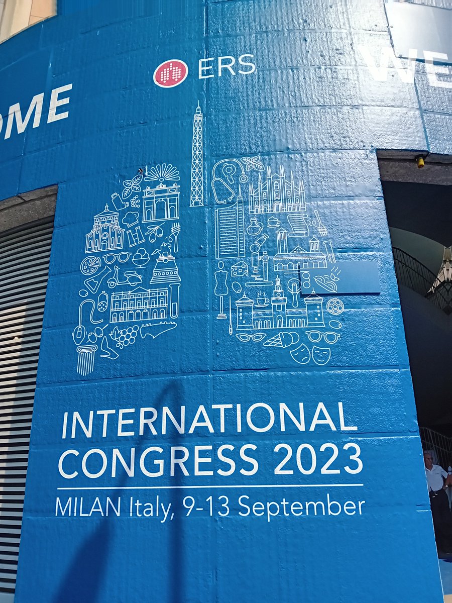 Back at face to face ERS Congress after 3 years