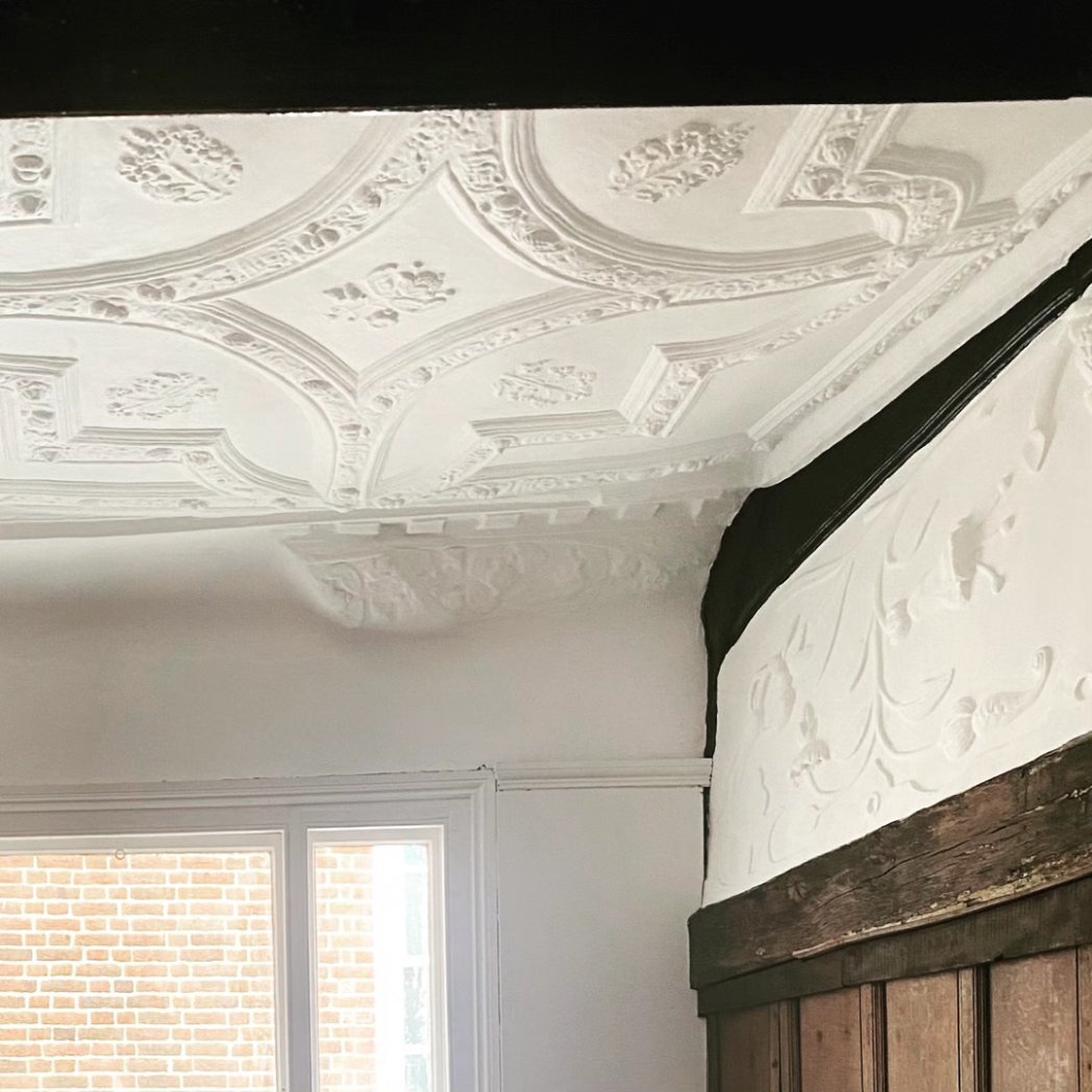 GlosCivicTrust's tweet photo. For those who perhaps missed out on getting into the former Meeks on Westgate Street @CathedralQGlos Here's a few snaps of the fantastic 16th century ceiling and wall plaster!
Cooorrrr......
#Gloucestercivictrust #Gloucester #HeritageOpenDays #HODs #creativity #sixteenthcentury https://t.co/GJVcZysQA3