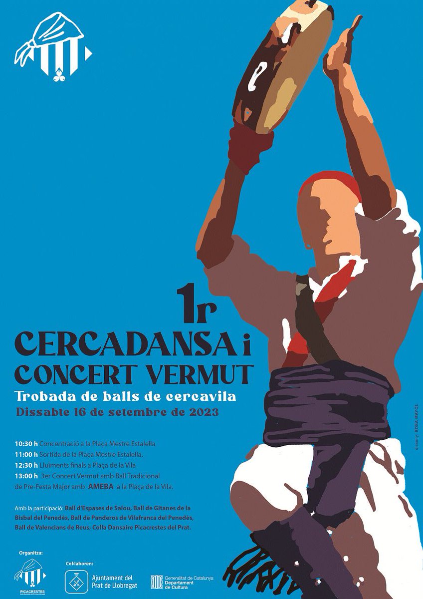 El dissabte vinent serem a la 1a #Cercadansa al Prat, organitzada pels <a href="/picacrestes/">Picacrestes El prat</a>!