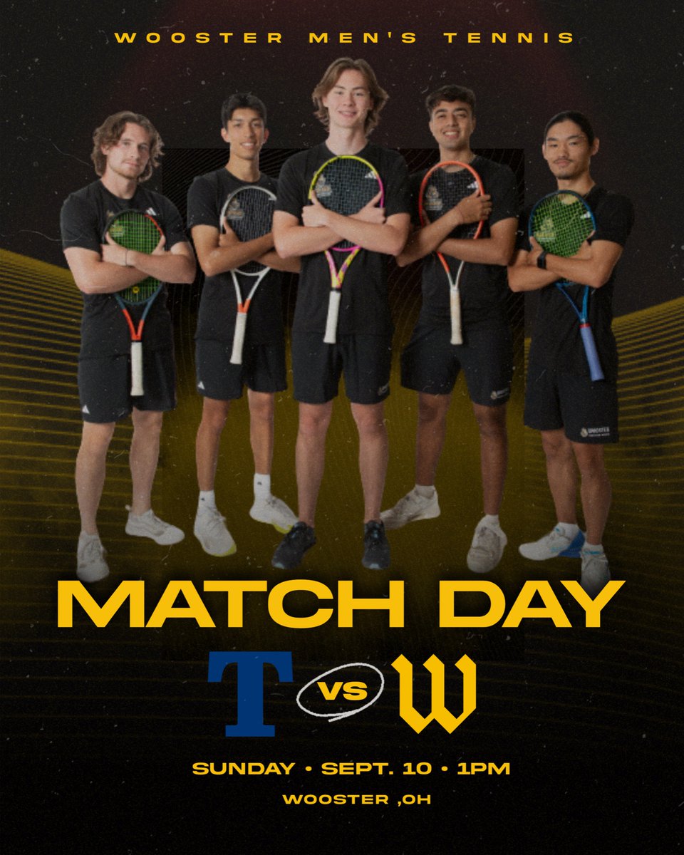 It’s that time again! First match of the new year, ready to get after it! #GoScots #Wooster #WoosterTennis