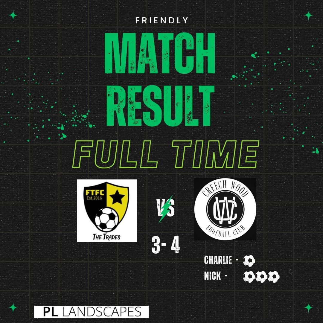 Good win today, plenty of chances with a nervy last 10 minutes but managed to get it over the line.

We would like to wish <a href="/ftfc2017/">Fratton Trades FC</a> best of luck for the rest of the season.

#inthehatwego
<a href="/Pompey_Football/">Portsmouth Football</a> <a href="/the_portsmouth/">The City Of Portsmouth sunday League</a>