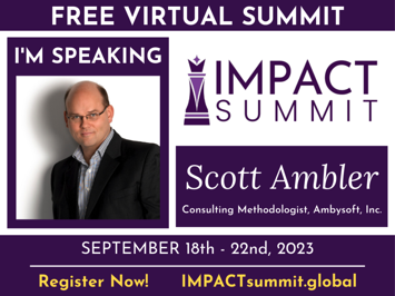 scottwambler's tweet photo. Project peeps: I'm giving a talk "#ArtificialIntelligence for Project Managers: Are You Ready?" at IMPACT summit this year.  It's a virtual and free event, see https://t.co/YQduRcqAEr.  If you're involved in an #AI initiative you really want to attend. cc: @PMInstitute https://t.co/VFfgaBOlDy