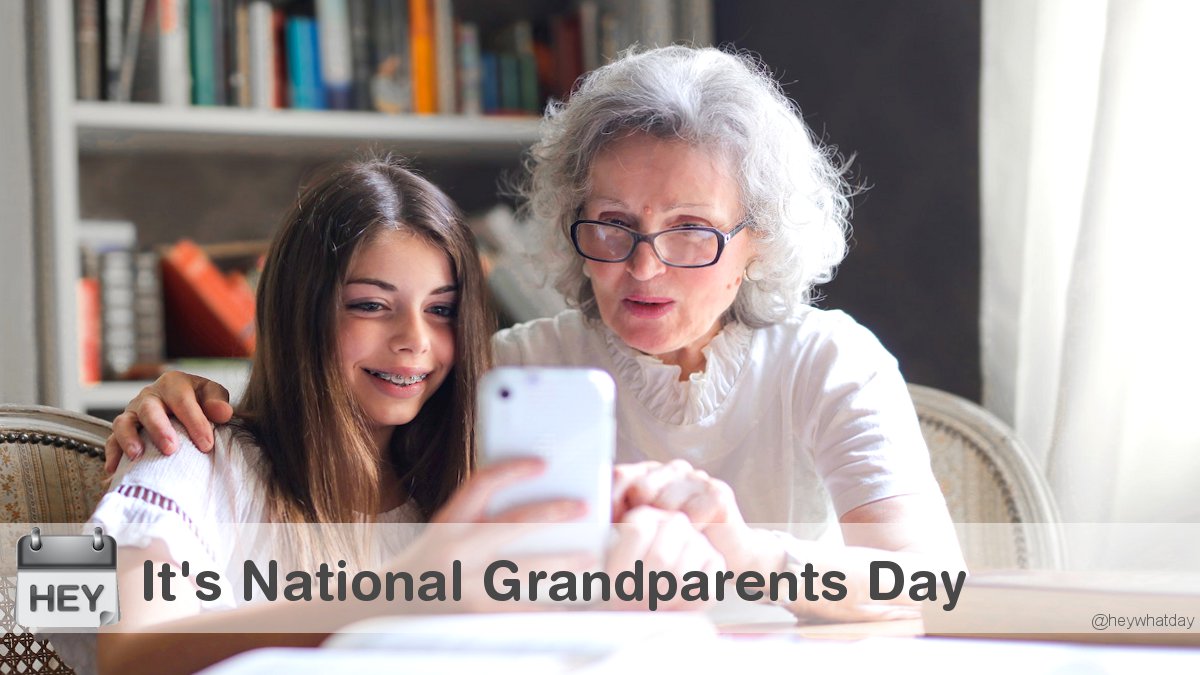 It's National Grandparents Day! 
#NationalGrandparentsDay #GrandparentsDay #Sharing
