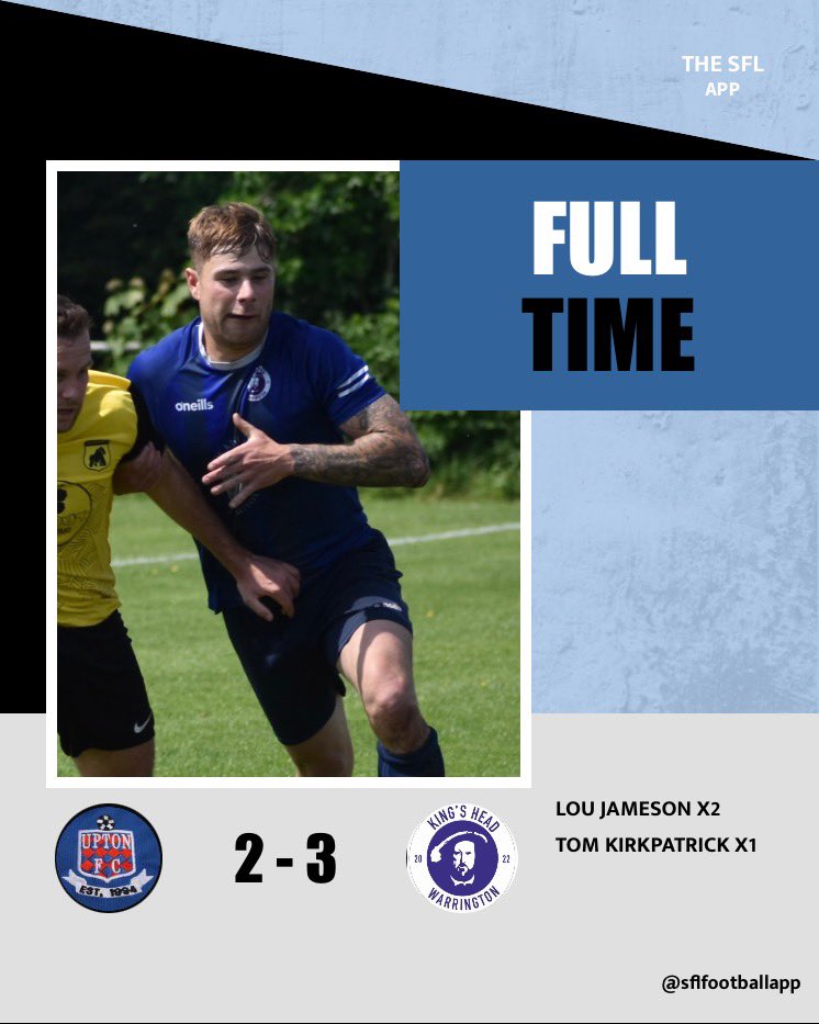 Great 3-2 win on the road today Vs @uptonfcofficial taking us into the second round of the County Cup💙. Cheers for the game lads good luck for season.