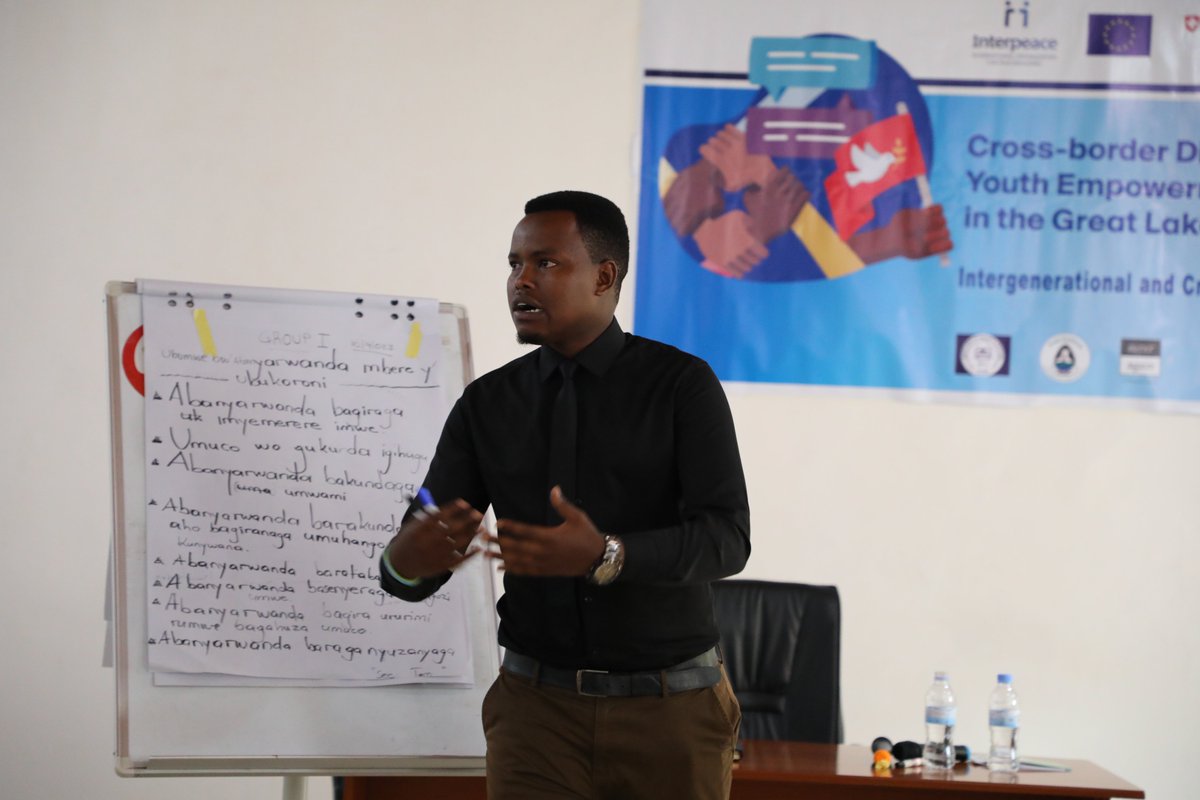 Today,the participants engaged in a discussion led by <a href="/InnocentNizeyi1/">Innocent Nizeyimana</a> on the concept of Rwandan unity as a source of peace &amp; its profound impact on different generations. By understanding the power of unity,we pave the way for lasting peace,prosperity,&amp; a brighter future for all