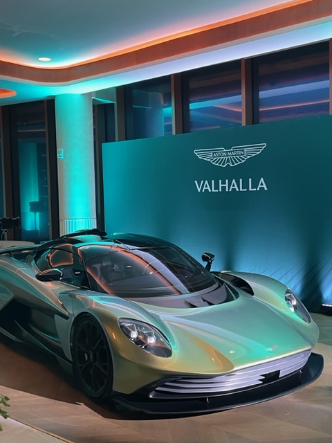 Smooth and impressive launch of the new Aston Martin Valhalla in Doha. Definitely stirred, not shaken by this magnificent motor. إطلاق رائع لسيارة أستون مارتن 'فالهالا' الجديدة في الدوحة.