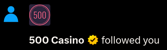500 Casino tweet media