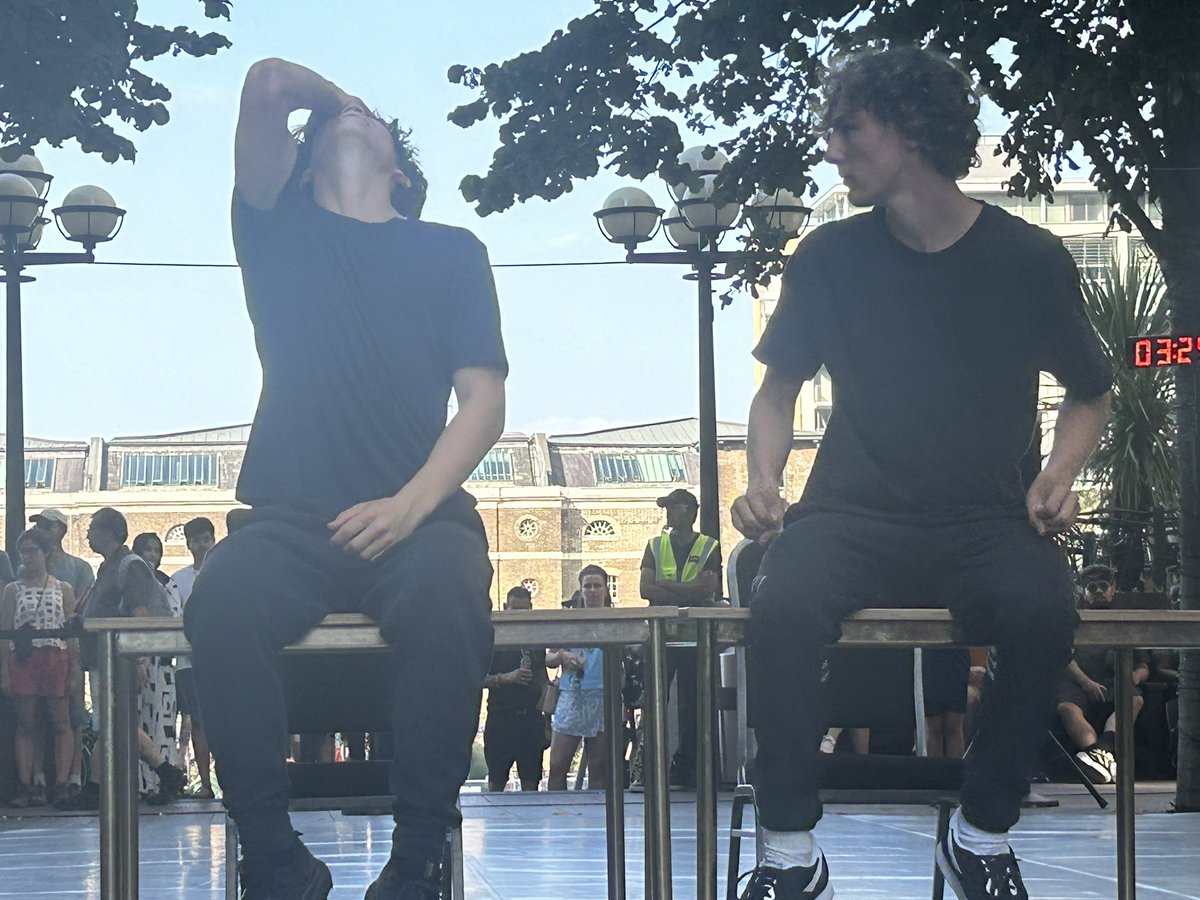 Outstanding performance @gdif by far was <a href="/StackedWonky/">Stacked Wonky</a> Fire 🔥 10/10 banger 💥Blew me away. 2 teenagers full of danger, daring, talent &amp; energy 🔥 Held by a brilliant choreographer &amp; producer 👍