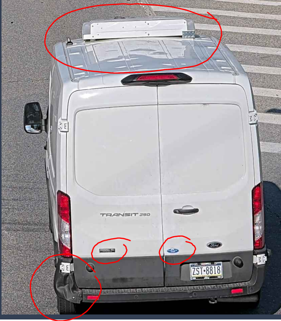 USMS_Philly's tweet photo. @USMS_Philly and @PAStatePolice seek the public's assistance in locating a 2020 Ford Transit van. Investigators believe fugitive Danelo Calvalcante stole the van. There is damage on the left rear fender and a cooling unit on top. Anyone with info is asked to call 717-562-2987. https://t.co/JoP7Z66kKo