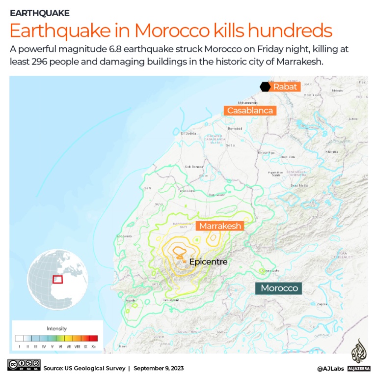 GeoalertTeam's tweet photo. Check out the #Emergency Mapping repo (https://t.co/B6fLGEe2H2) for #buildingfootprints open data. As usual, if you are helping in volunteer activities and find this useful we encourage you to contact us about leveraging Mapflow AI to assist in your efforts in #Morocco mapping. https://t.co/C7q3uzRwhG