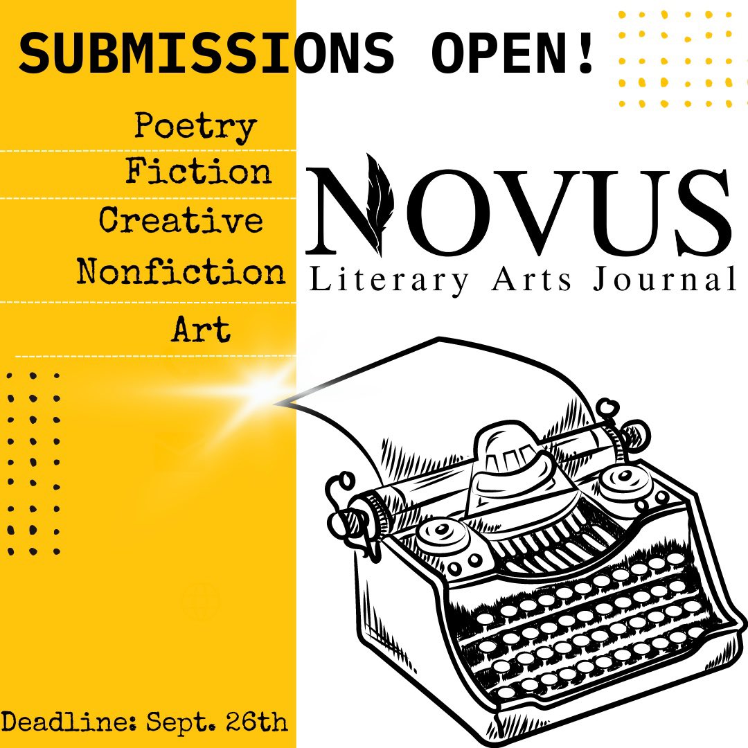 We’ve extended this deadline to Oct 1. #submissions #creativewriting #poetry #poetrycommunity #fiction #creativenonfiction #visualart