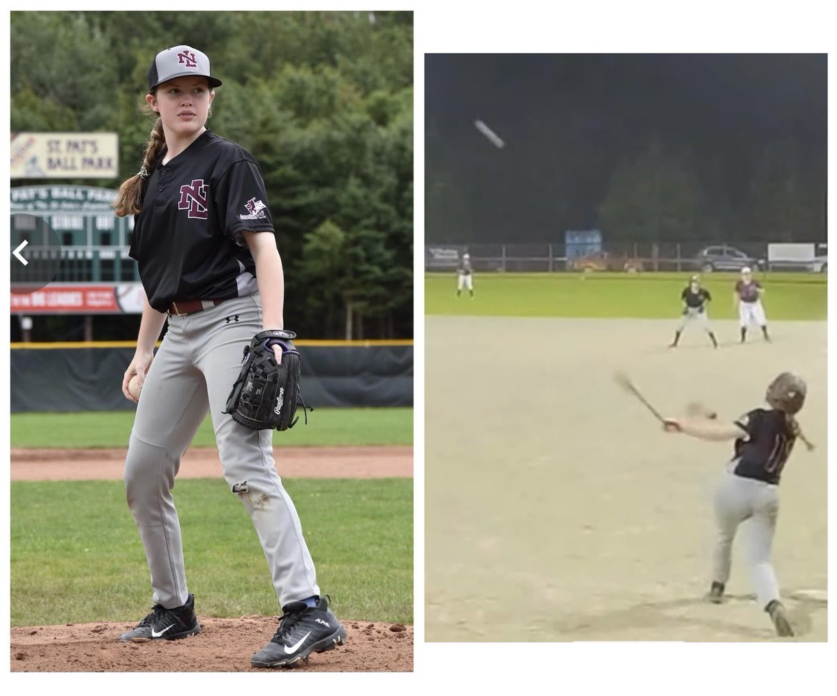 In other exciting news, our own Lilly B is headed to the Champ game for Team NL U14 girls! And as exciting as that sounds, it’s even more sweet because it was Lilly’s double in the bottom of the 7th that was the nail in the coffin. 🖤❤️

NL Black vs NB 1pm - Peter Barry Duff