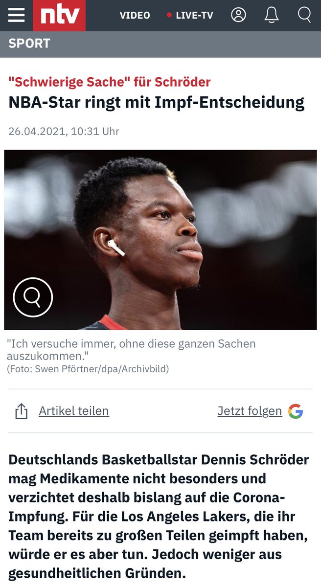 Ungeimpft. Unsolidarisch. 

Von mir gibt es da keinen Jubel. 

#GERSRB