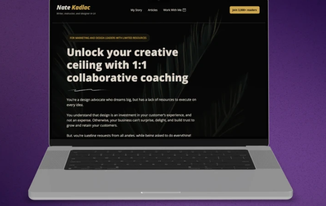 In CreatorBoom this week:

I like this idea from <a href="/kadlac/">Nate Kadlac</a>.

➡️➡️Free offers to get to know your readers. 

“My offer is a free 20-minute call so you can share your idea with me and leave encouraged to pursue it."

Many of the calls helped shape what Approachable Design is.