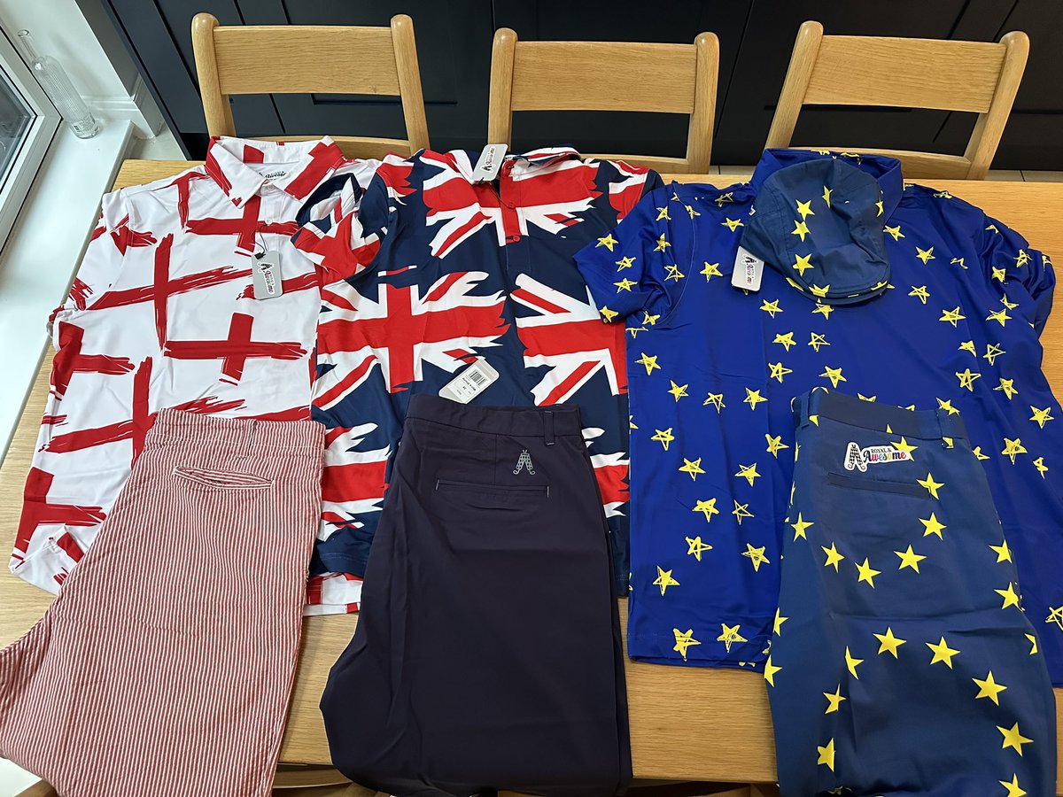 Ryder cup gear sorted!! 🤣👍😜