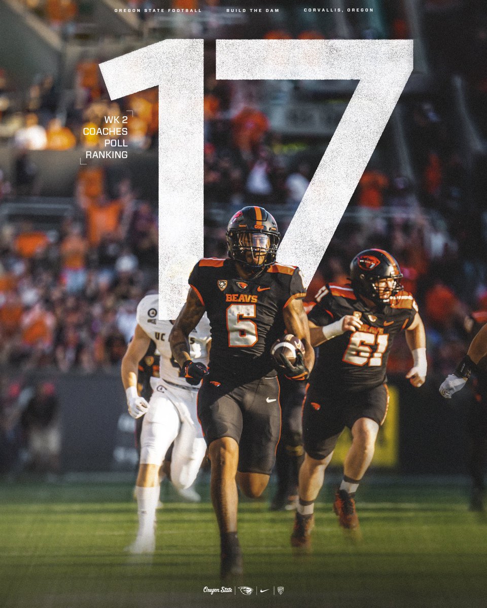 Oregon State Football tweet media