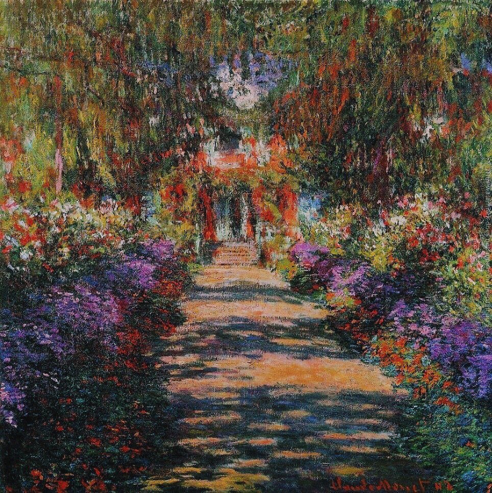 Claude Monet’s paintings of his own garden